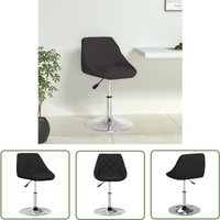 The Living Store Esszimmerstuhl Schwarz Kunstleder - Esszimmerstuhl - Küchenstuhl - Drehstuhl - Bürostuhl - Moderner Stuhl The Living Store Esszimmerstuhl Schwarz Kunstleder - Esszimmerstuhl - Küchenstuhl - Drehstuhl - Bürostuhl - Moderner Stuhl von PROLENTA PREMIUM