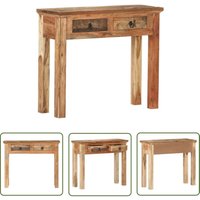 The Living Store Konsolentisch 90,5x30x75 cm Akazie und Recyceltes Massivholz - Holzschrank - Wohnzimmermöbel - Kommode - Sideboard - Vintage Möbel von PROLENTA PREMIUM