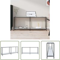 The Living Store Konsolentisch Weiß 180x35x75,5 cm Hartglas - Konsolentisch - Wohnzimmermöbel - Flurtisch - Sideboard - Weißer Tisch The Living Store Konsolentisch Weiß 180x35x75,5 cm Hartglas - Konsolentisch - Wohnzimmermöbel - Flurtisch - Sideboard - Weißer Tisch von PROLENTA PREMIUM