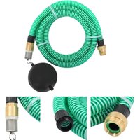 The Living Store Saugschlauch mit Messing-Anschlüssen Grün 1,1 10 m PVC - Gartenschläuche The Living Store Saugschlauch mit Messing-Anschlüssen Grün 1,1 10 m PVC - Gartenschläuche von PROLENTA PREMIUM