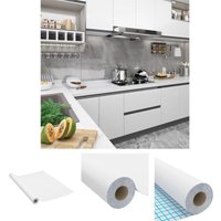 Prolenta Premium - The Living Store Selbstklebende Möbelfolie Weiß 500 x 90 cm pvc - Fensterfolie - Weiß Prolenta Premium - The Living Store Selbstklebende Möbelfolie Weiß 500 x 90 cm pvc - Fensterfolie - Weiß von PROLENTA PREMIUM