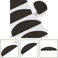 The Living Store Stufenmatten Selbstklebend 15 Stk. 56x17x3 cm Schwarz - Stufenmatte - Treppenmatte - Treppenläufer - Rutschfest - Schwarz The Living Store Stufenmatten Selbstklebend 15 Stk. 56x17x3 cm Schwarz - Stufenmatte - Treppenmatte - Treppenläufer - Rutschfest - Schwarz von PROLENTA PREMIUM