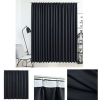 Verdunkelungsvorhang mit Haken Schwarz 290 x 245 - Schwarz - Prolenta Premium von PROLENTA PREMIUM