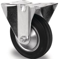 Bockrolle Rad-D. 100 mm Tragfähigkeit 75 kg Vollgummi Platte L105xB80 m - Promat von PROMAT