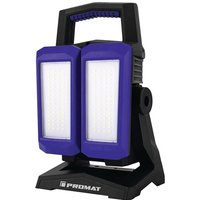 Promat - LED-Strahler 50W 800-4500 lm mit Li-Ion Akku 5200 mAh 14,8 v IP54 von PROMAT