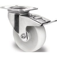 Promat - Lenkrolle Rad-Ø 125 mm Tragfähigkeit 250 kg mit Totalfeststeller Polyamid 105x80mm von PROMAT