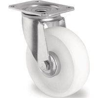 Promat - Lenkrolle Rad-Ø 150 mm Tragfähigkeit 300 kg Polyamid Platte L135xB110 mm von PROMAT