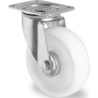 Promat - Lenkrolle Rad-Ø 80 mm Tragfähigkeit 130 kg Polyamid Platte L105xB80 mm von PROMAT