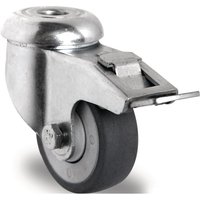 Promat - Lenkrolle mit Totalfeststeller Rad-Ø 50 mm Tragfähigkeit 50 kg mit Rück von PROMAT