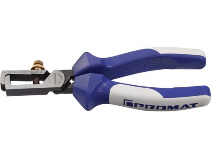 PROMAT Abisolierzange PROMAT Abisolierzange Länge 160 mm poliert Mehrkomponentenhüllen m von PROMAT