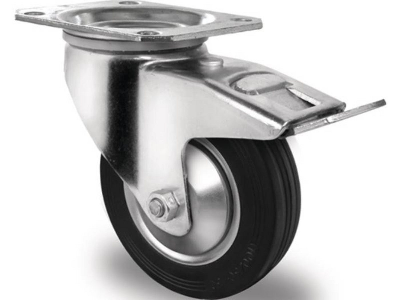 PROMAT Lenkrolle PROMAT Lenkrolle Rad-D. 100 mm Tragfähigkeit 75 kg mit Totalfestste PROMAT Lenkrolle PROMAT Lenkrolle Rad-D. 100 mm Tragfähigkeit 75 kg mit Totalfestste von PROMAT