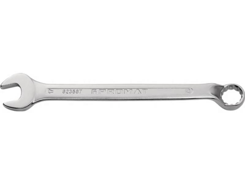PROMAT Maulschlüssel PROMAT Ringmaulschlüssel SW 9 mm Länge 136 mm Form B CV-Stahl von PROMAT
