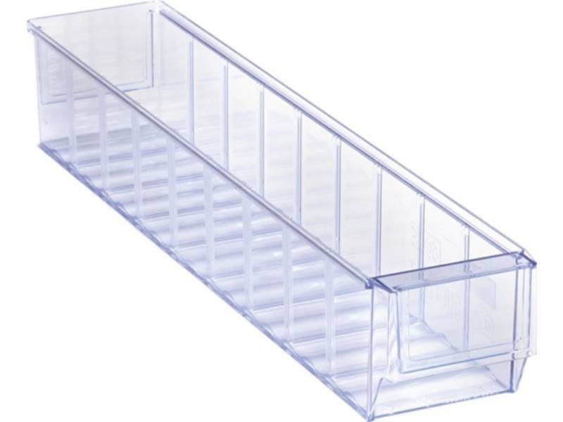 PROMAT Regal 30er Pack PROMAT Regalkasten L500xB91xH81mm transparent SAN von PROMAT