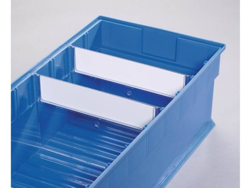 PROMAT Regal PROMAT Trennwand für Regalkasten B. 235 mm Styrolux transparent 10 von PROMAT