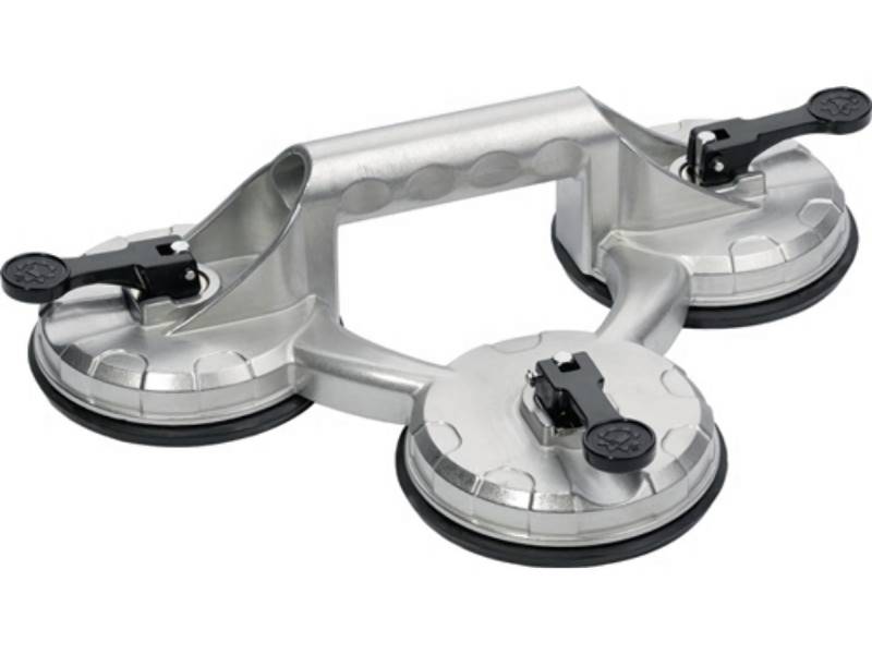 PROMAT Saugheber PROMAT Saugheber Tragfähigkeit 120 kg Kopf-D. 118 mm 3 Köpfe Alu, -] von PROMAT