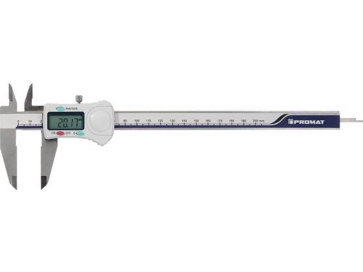 PROMAT Schieber PROMAT Messschieber DIN 862 200 mm digital mit Feststellschraube ecki PROMAT Schieber PROMAT Messschieber DIN 862 200 mm digital mit Feststellschraube ecki von PROMAT