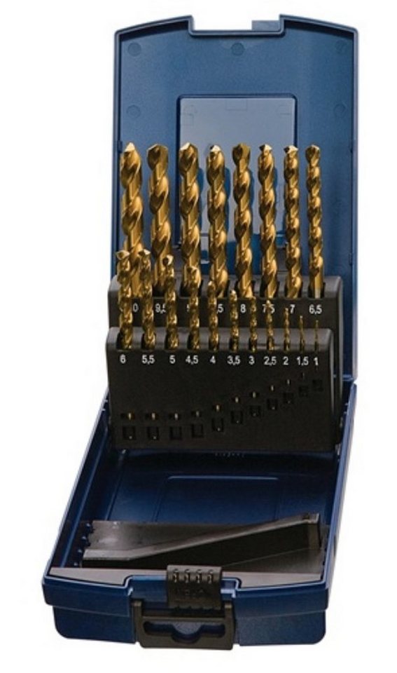 PROMAT Spiralbohrer PROMAT Spiralbohrersatz DIN 338 Typ N Nenn-D. 1-10,5x0,5 mm HSS TiN 2 PROMAT Spiralbohrer PROMAT Spiralbohrersatz DIN 338 Typ N Nenn-D. 1-10,5x0,5 mm HSS TiN 2 von PROMAT