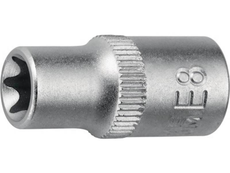 PROMAT Steckschlüssel Steckschlüsseleinsatz 1/4 Zoll E E6 L.25mm PROMAT 6,3 mm (1/4)-Vier von PROMAT