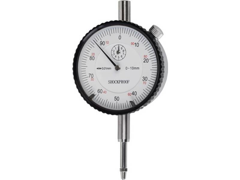 PROMAT Uhr PROMAT Messuhr DIN 878 10 mm Ablesung 0,01 mm mit Stoßschutz von PROMAT