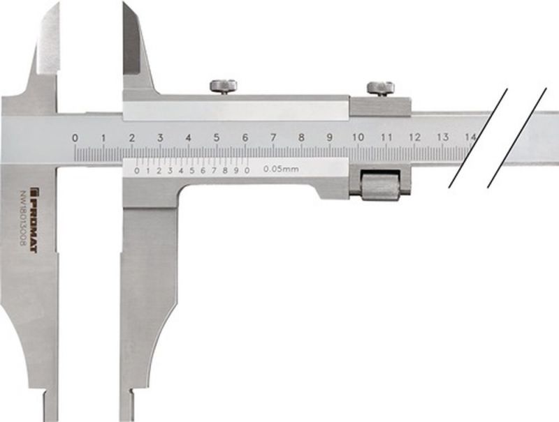 PROMAT Werkstattmessschieber (500 mm / mit Messerspitzen) - 4000851137 von PROMAT