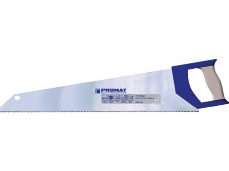 PROMAT Handsäge PROMAT Handsäge Blattlänge 550 mm 7 Zähne per Zoll Spitzzahnung von PROMAT