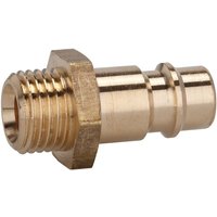 Promat - Stecknippel Messing blank Stecker dn 7,2 Außengewinde g 1/4 Zoll von PROMAT