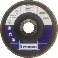Vlies-Kompaktscheibe BUF010 ø 125 mm Bohrungs-Ø 22,23 mm mit Fiberglasrücken anthrazit Super Finish Vlies-Kompaktscheibe BUF010 ø 125 mm Bohrungs-Ø 22,23 mm mit Fiberglasrücken anthrazit Super Finish von PROMAT