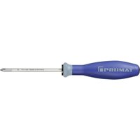 Promat - Schraubendreher Größe ph 1 Klingenlänge 80 mm 3-Komponentengriff Rundklinge von PROMAT
