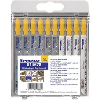 Promat - Stichsägeblattsortiment 10-teilig für Holz von PROMAT