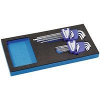 Werkzeugmodul 18-teilig 1/3-Modul sw 1,5-10mm,T9-T45 von PROMAT