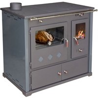 Eek a+ Kaminofen mit Backfach und Herdplatte Pracktik Lux Anthrazit ral 7016 links Holzofen 9,5 kW Kamin Ofen Dauerbrandofen Werkstattofen Eek a+ Kaminofen mit Backfach und Herdplatte Pracktik Lux Anthrazit ral 7016 links Holzofen 9,5 kW Kamin Ofen Dauerbrandofen Werkstattofen von PROMETEY