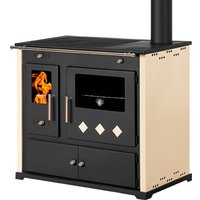 Prometey - Holzherd Pr. Lux Eco – 9,5 kW – Gussplatte, elegantes Design, Farbe Elfenbein – Energieklasse a Prometey - Holzherd Pr. Lux Eco – 9,5 kW – Gussplatte, elegantes Design, Farbe Elfenbein – Energieklasse a von PROMETEY