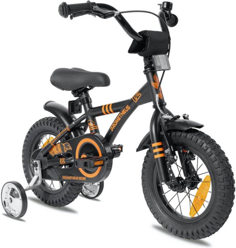 PROMETHEUS BICYCLES Kinderfahrrad HAWK 12 Zoll ab 3 Jahre, 1 Gang, Junge Mädchen Fahrrad Kinder mit Rücktrittbremse Stützräder PROMETHEUS BICYCLES Kinderfahrrad HAWK 12 Zoll ab 3 Jahre, 1 Gang, Junge Mädchen Fahrrad Kinder mit Rücktrittbremse Stützräder von PROMETHEUS BICYCLES