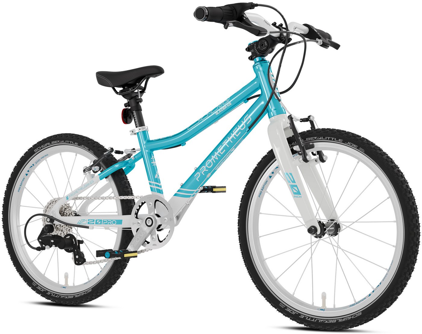 PROMETHEUS BICYCLES Kinderfahrrad PRO 20 Zoll, 7 Gang microSHIFT microSHIFT Schaltwerk, Kettenschaltung, Nur 7,7 kg – AA-6061 Alurahmen, V-Brakes, SCHWALBE Reifen PROMETHEUS BICYCLES Kinderfahrrad PRO 20 Zoll, 7 Gang microSHIFT microSHIFT Schaltwerk, Kettenschaltung, Nur 7,7 kg – AA-6061 Alurahmen, V-Brakes, SCHWALBE Reifen von PROMETHEUS BICYCLES