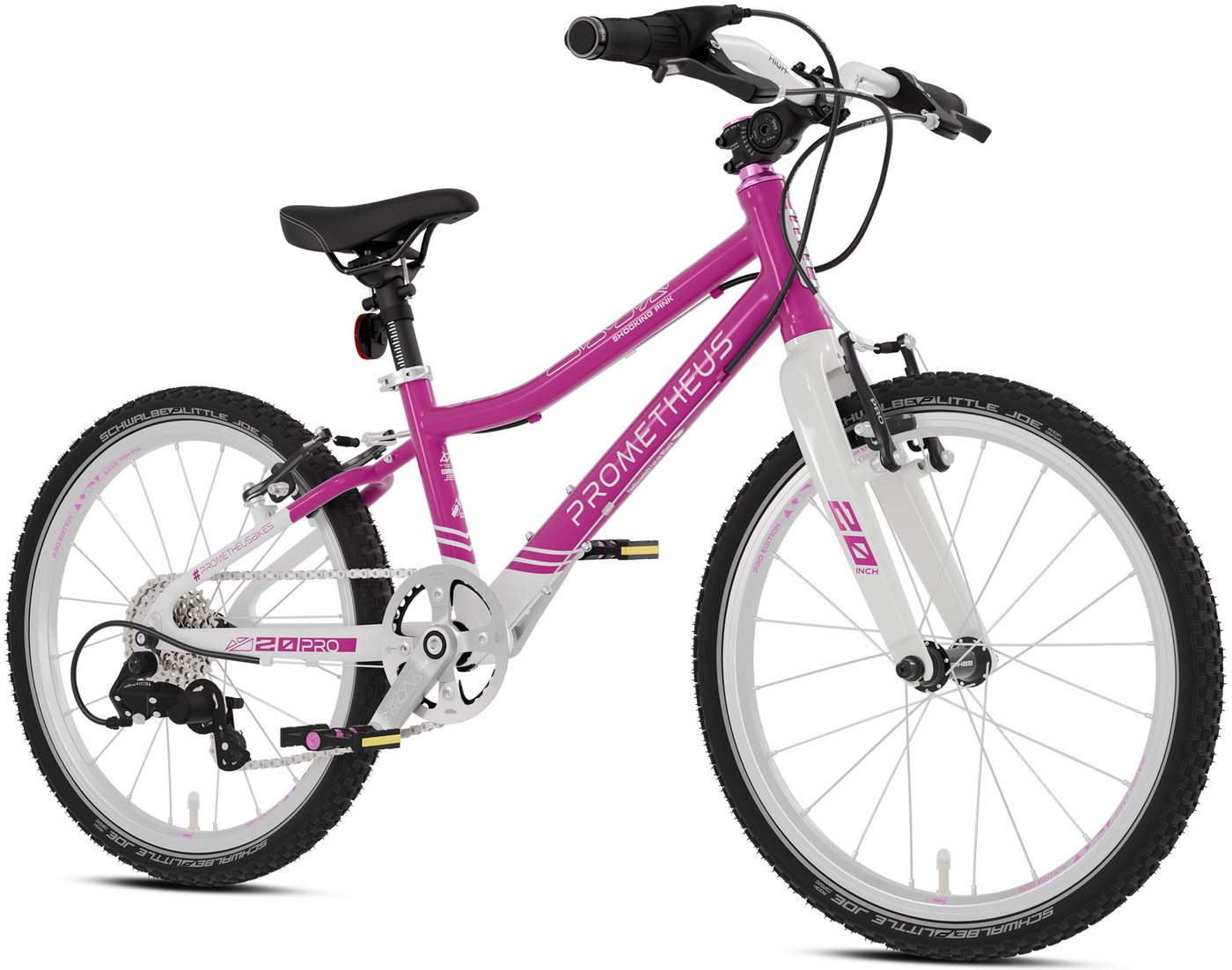 PROMETHEUS BICYCLES Kinderfahrrad PRO 20 Zoll, 7 Gang microSHIFT microSHIFT Schaltwerk, Kettenschaltung, Nur 7,7 kg – AA-6061 Alurahmen, V-Brakes, SCHWALBE Reifen PROMETHEUS BICYCLES Kinderfahrrad PRO 20 Zoll, 7 Gang microSHIFT microSHIFT Schaltwerk, Kettenschaltung, Nur 7,7 kg – AA-6061 Alurahmen, V-Brakes, SCHWALBE Reifen von PROMETHEUS BICYCLES
