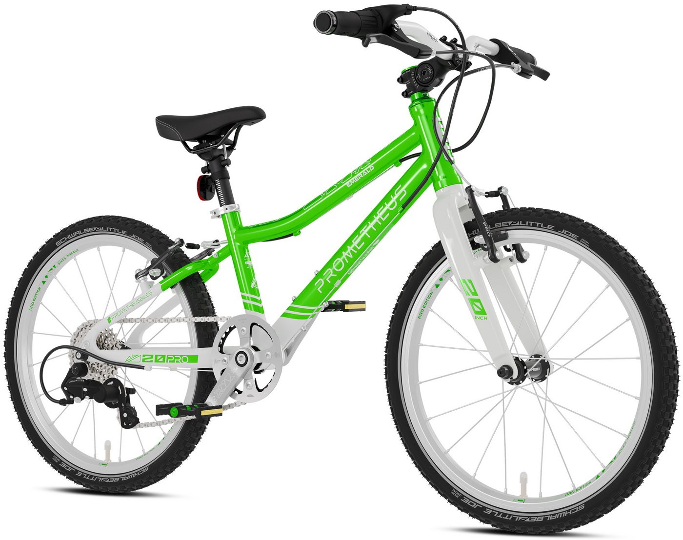 PROMETHEUS BICYCLES Kinderfahrrad PRO 20 Zoll, 7 Gang microSHIFT microSHIFT Schaltwerk, Kettenschaltung, Nur 7,7 kg – AA-6061 Alurahmen, V-Brakes, SCHWALBE Reifen PROMETHEUS BICYCLES Kinderfahrrad PRO 20 Zoll, 7 Gang microSHIFT microSHIFT Schaltwerk, Kettenschaltung, Nur 7,7 kg – AA-6061 Alurahmen, V-Brakes, SCHWALBE Reifen von PROMETHEUS BICYCLES