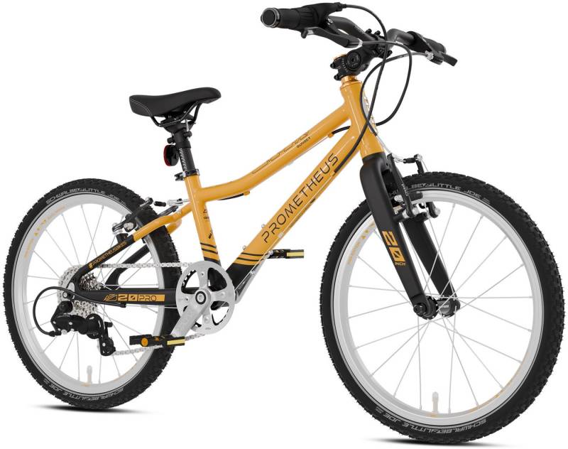 PROMETHEUS BICYCLES Kinderfahrrad PRO 20 Zoll, 7 Gang microSHIFT microSHIFT Schaltwerk, Kettenschaltung, Nur 7,7 kg – AA-6061 Alurahmen, V-Brakes, SCHWALBE Reifen PROMETHEUS BICYCLES Kinderfahrrad PRO 20 Zoll, 7 Gang microSHIFT microSHIFT Schaltwerk, Kettenschaltung, Nur 7,7 kg – AA-6061 Alurahmen, V-Brakes, SCHWALBE Reifen von PROMETHEUS BICYCLES