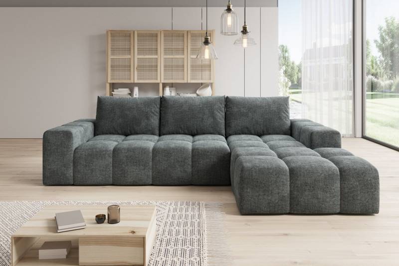 PROMETO Möbel Ecksofa Cento Couch L-Form,Sofa Links/Rechts Teddy-Bouclé-Stoff oder Webstoff PROMETO Möbel Ecksofa Cento Couch L-Form,Sofa Links/Rechts Teddy-Bouclé-Stoff oder Webstoff von PROMETO Möbel