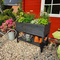 Promadino Balkon-Kräuterbeet auf Beinen anthrazit von PROMEX
