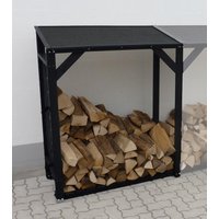 Promadino Erweiterungselement zu Kaminholzregal Speyer anthrazit von PROMEX