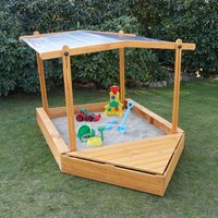 Promadino Sandkasten "MULTI" + Bugbox + Sonnendach von PROMEX