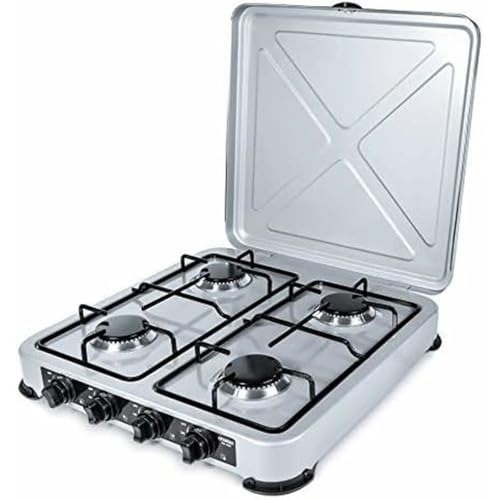 COCINA A GAS PROMIS KG400S PLATA 4 FUEGOS von PROMIS