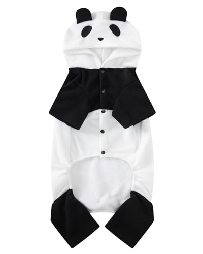 Hunde-Panda-Kostüm, Halloween-Kapuzenpullover, Größe M von PROMOTED TO BIG SISTER