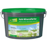 Pronatur Kalk-Mineralfarbe 5 L weiß Wandfarbe von PRONATUR