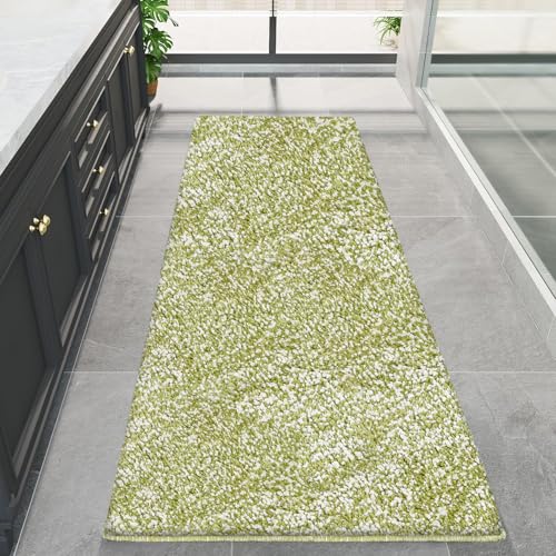 PROOVEELLY Badezimmerteppich, rutschfest, waschbar, 150 x 60 cm, extra weich, saugfähig, Mikrofaser, schnell trocknend, Gummi-Rückseite, maschinenwaschbar, Badematten für Badezimmerboden, Badewanne PROOVEELLY Badezimmerteppich, rutschfest, waschbar, 150 x 60 cm, extra weich, saugfähig, Mikrofaser, schnell trocknend, Gummi-Rückseite, maschinenwaschbar, Badematten für Badezimmerboden, Badewanne von PROOVEELLY