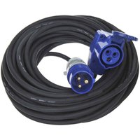 Cee verlangerungskabel 10m mit cee winkelstecker schuko steckdose 3x15mm von PROPLUS