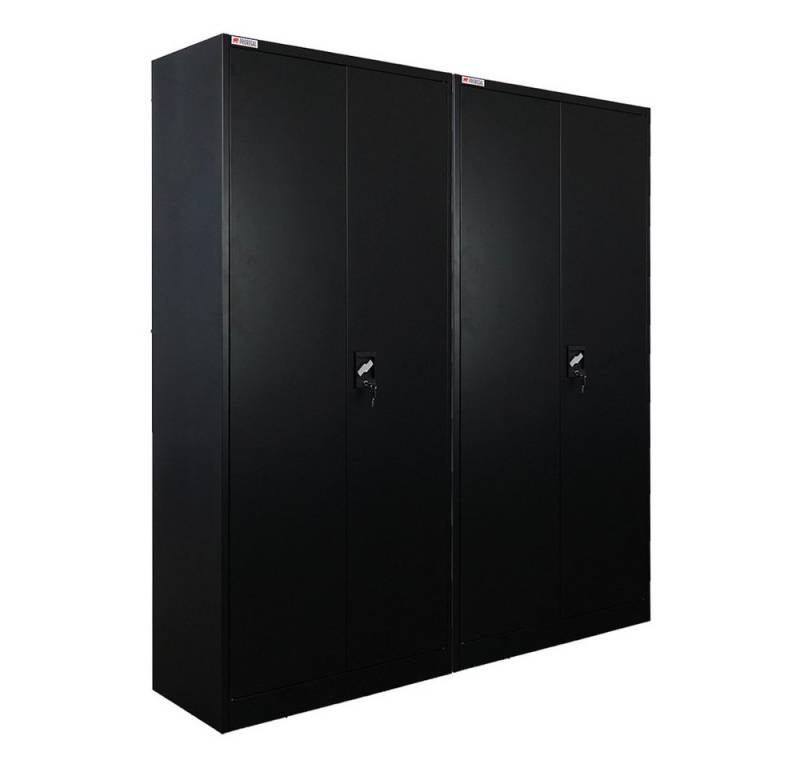 PROREGAL® Aktenschrank Mega Deal Flügeltürenschrank ELEPHANT (2-St) von PROREGAL®