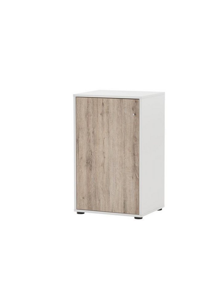 PROREGAL® Aktenschrank Möbelpartner Aktenschrank Pigeon Small, HxBxT 83,6x51x41cm, Weiß von PROREGAL®