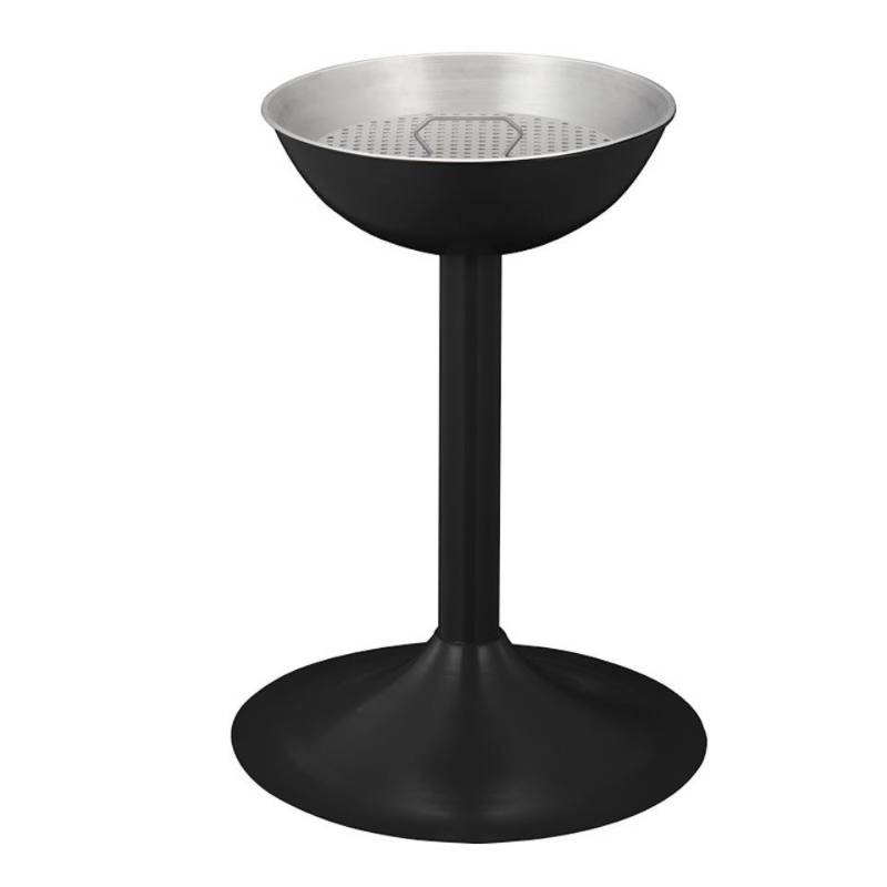 PROREGAL® Aschenbecher Eleganter Sandaschenbecher aus Metall mit Einsatz & Sieb, Schwarz von PROREGAL®