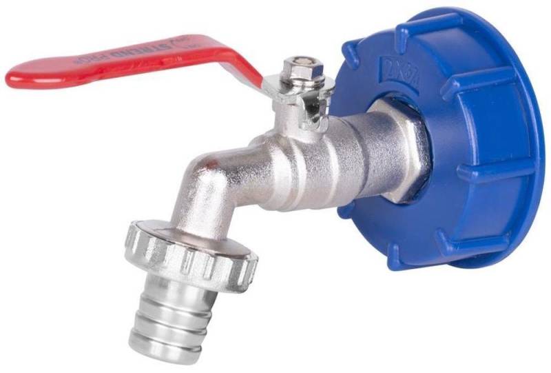 PROREGAL® Bewässerungssystem Set, Ventil 3/4"-1", Kunststoff Reduzierung, Abfluss, für IBC-Tank von PROREGAL®